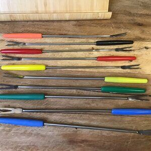 VTG Ekco Fondue Forks - set of 10